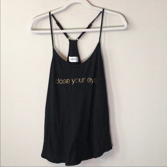 Soul Cycle Tank Top Black with Gold Lettering - Picture 4 of 12